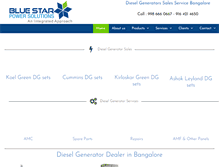 Tablet Screenshot of bluestarpower.com